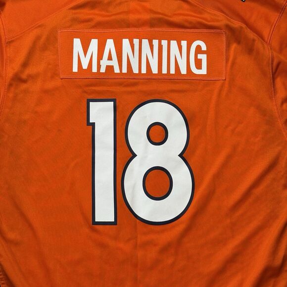 Nike Peyton Manning Denver Broncos Super Bowl 50 Jersey Mens 2XL NFL - Picture 2 of 14